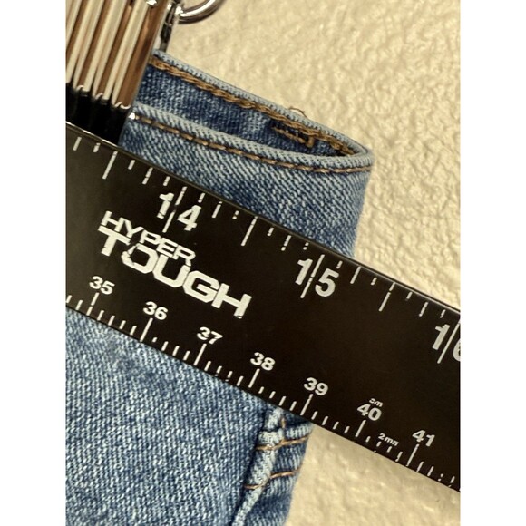 True Craft Cargo Bootcut Stretch Denim Jeans Womens Size 12 Mid Rise Gorpcore - Picture 9 of 11